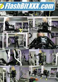 Wet latex in the gym [FullHD 1080p]