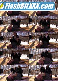 Princess Natalya - Uses Human Ashtray In The Snow [FullHD 1080p]