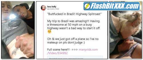 Lena Kelly - Buttfucked in Brazil: Highway Spitroast [UltraHD 2K 1920p]