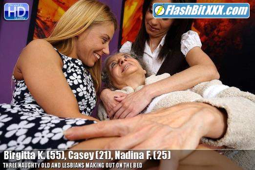 Birgitta K, Casey, Nadina F - Old and Young Lesbians [HD 720p]