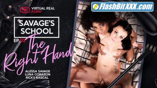 Alessa Savage, Luna Corazon, Ricky Rascal - Savage's School: The Right Hand - ep. 02 [UltraHD 2K 1920p]