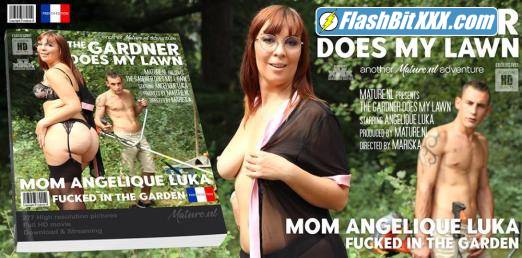 Angelique Luka - This gardner gets to plow the lawn from a hot mom in the garden [FullHD 1080p]