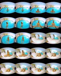 Nancy A - Blonde Enjoys Solo Play in a Pool [UltraHD 2K 1920p]