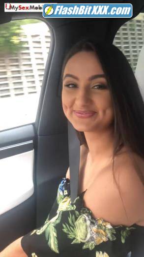Eliza Ibarra - Blowjob In The Car In The Streets Of Los Angeles [FullHD 1080p]