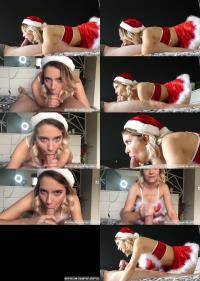 Christmas POV Blowjob With 3 Cumshots From Samantha Flair [FullHD 1080p] 