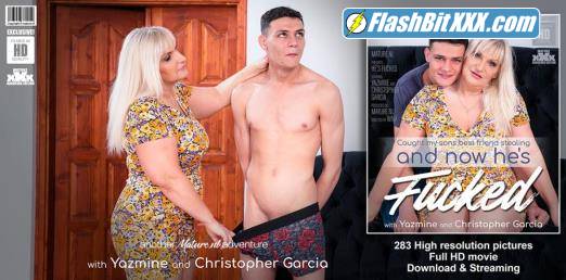 Christopher Garcia, Yazmine (53) - Her sons best friend is fucked, after caught stealing [FullHD 1080p]