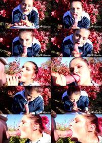 We Love Blowjob Outdoors With A Throbbing Oral Creampie Cum In Mouth (CIM) [FullHD 1080p] 
