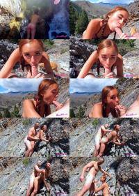 Naughty Waterfall Striptease And Cliffside Sex [FullHD 1080p] 