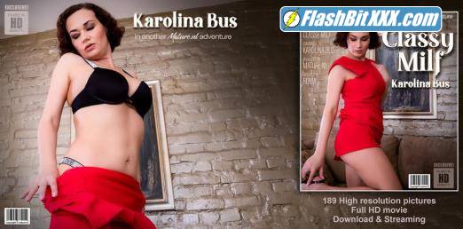 Karolina Bus (39) - Classy MILF Karolina Bus loves to play with herself [FullHD 1080p]