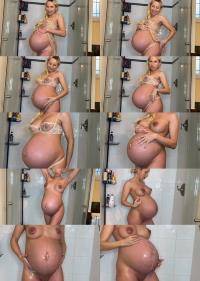Grace Squirts - 40 Weeks Pregnant Belly Worship In Shower JOI [FullHD 1080p]