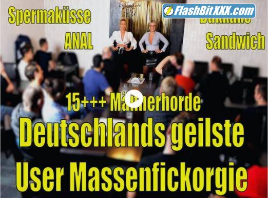 Daynia - Deutschlands geilste UserMassenFickOrgie 15 - 2 Schlampen im GB-Inferno - Anal-Sandwich-Bukkake [FullHD 1080p]