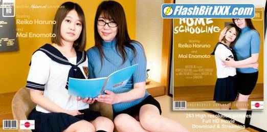 Mai Enomoto (25), Reiko Haruno (52) - Homeschooling - Japanese MILF teaching her teeny stepdaughter [FullHD 1080p]