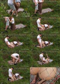 Naughty Picnic - Amateur Couple Outdoors Fuck [FullHD 1080p] 
