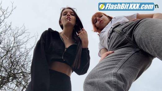 Sofi, Kira - Bully Girls Spit On You And Order You To Lick Their Dirty Sneakers [FullHD 1080p]