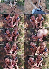 Alex Coal, Blake Blossom - Naked GIrls Hiking Milk a you in the Woods [FullHD 1080p] 