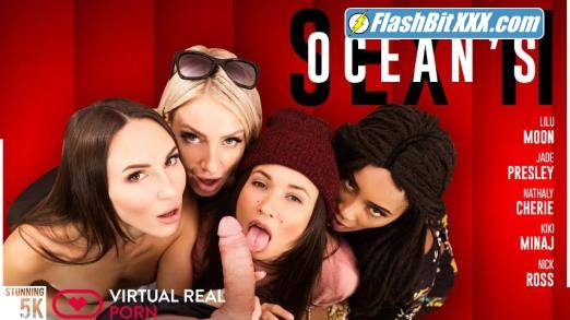 Jade Presley, Kiki Minaj, Lilu Moon, Nathaly Cherie - Ocean's Sex II [UltraHD 4K 2700p]