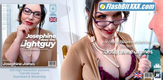 Josephine James (EU) (54), Roberto (35) - The lightguy on a movieset gets a shot big breasted MILF Josephine James [FullHD 1080p]