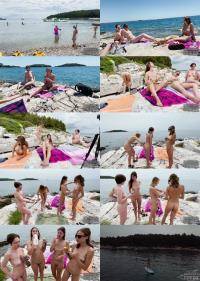 Adriana, Miss Pussycat, Rebeka Ruby, Sammy - On Vacation With 4 Hot Instagram Models Sunbathing In The Nude [FullHD 1080p] 