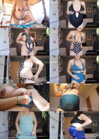 Madeline Bug - Pregnant Madeline Out Growing Swimsuits [FullHD 1080p]