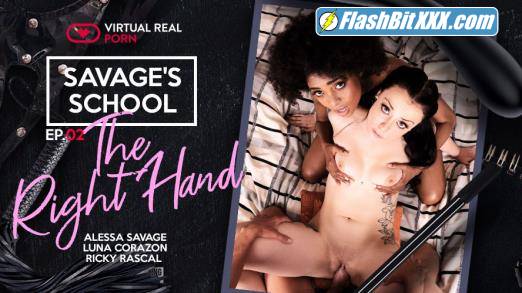 Alessa Savage, Luna Corazon - Savage's School: The Right Hand - ep. 02 [UltraHD 4K 2700p]