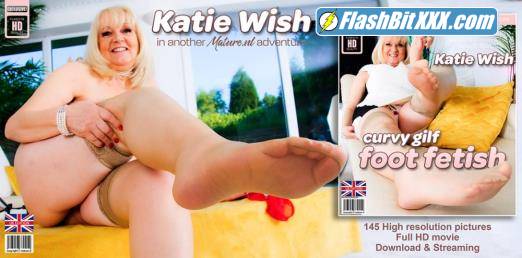 Katie Wish (EU) (63) - Big breasted Katie Welsh is a hot curvy British granny who loves fooling around with her feet [FullHD 1080p]