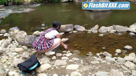 Horny Schoolgirl Skips Classes To Get Fucked In A River [FullHD 1080p]