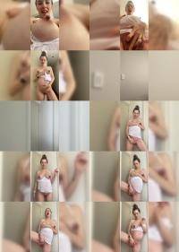 Charlotte Star - 38 weeks Pregnant White Lingerie Solo Orgasm Masturbation [FullHD 1080p]