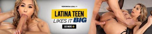 Veronica Leal - Latina Teen Likes It Big [SD 480p]
