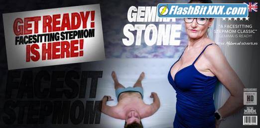 Gemma Stone (EU) (55), Tony Milak (23) - MILF Gemma Stone has a facesitting fetish affair with her pussy and ass craving stepson [FullHD 1080p]