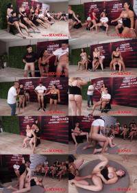 Analia, Angie Miller, Galidiva, Gatita, Haide Unique, Loree Sexlove, Nicole Zurich, Patricia Acevedo, Silvia Santez - Mansion Sexmex The Musical Chairs Game [SD 480p] 