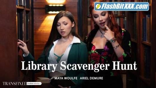 Maya Woulfe, Ariel Demure - Library Scavenger Hunt [UltraHD 4K 2160p]