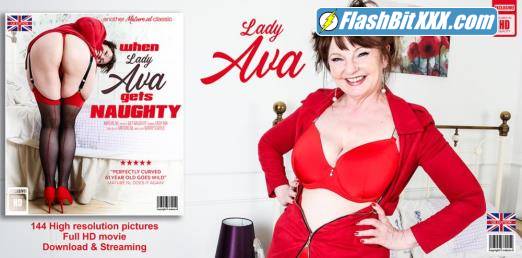 Lady Ava (EU) (61) - Perfectly curved 61 year old MILF Lady Ava sure knows how to get her shaved pussy reach that climax [FullHD 1080p]